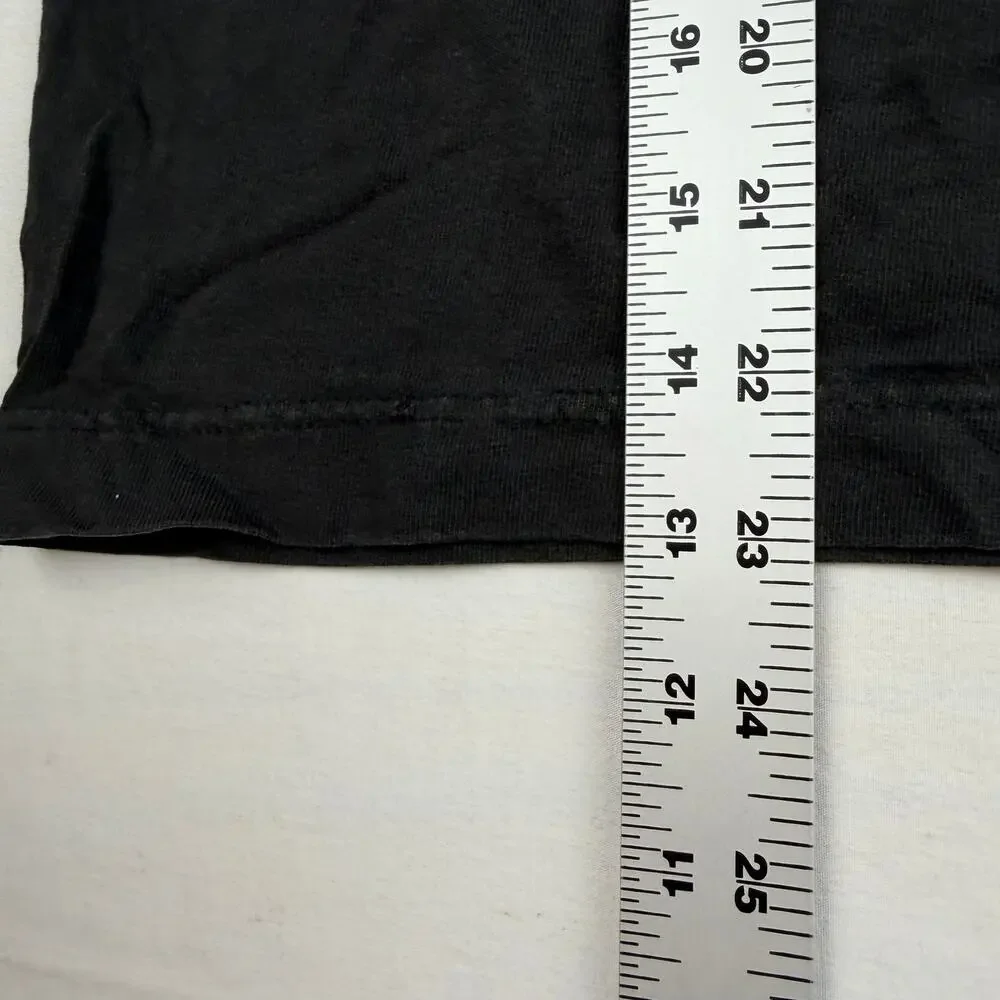 Vintage Nike Athletics Script T-Shirt Black Size L - Picture 5 of 6